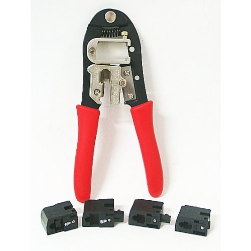 Zaciskarka profesjonalna KY-1368-4680 do wtyków RJ10, RJ12, RJ45, RJ48; NAR0029