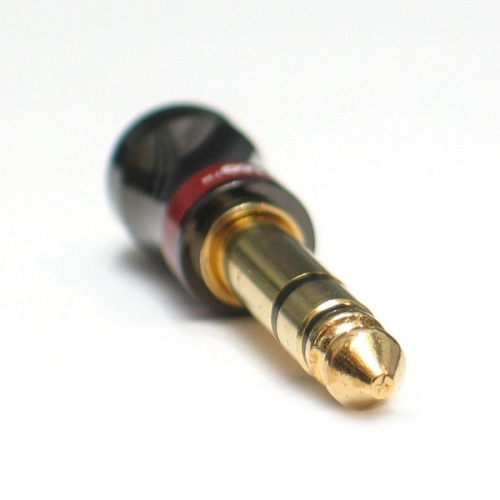 Adapter Vitalco Jack 3.5mm na Jack 6.3mm złocony stereo