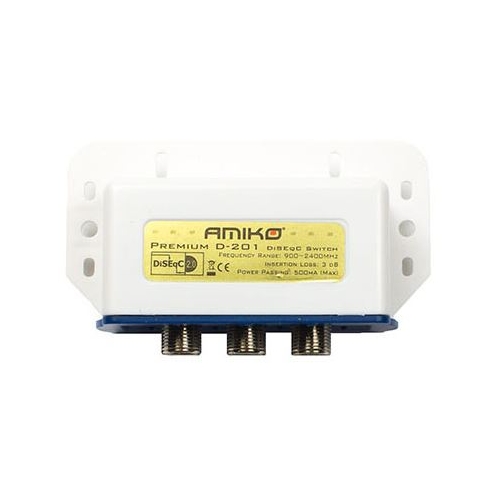 Przełącznik DiSEqC 2/1 Amiko Premium D-201