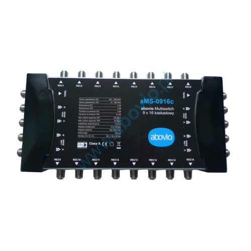 Kaskadowy multiswitch 9×16 aMS-0916c