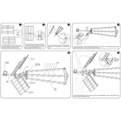 Antena kierunkowa UHF Spacetronik ASP-38 LTE Ready
