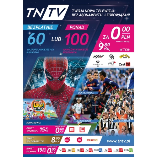 Dekoder Skymaster TNT-5 TNTV DVB-T + IPTV