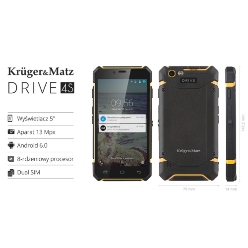 Smartfon Kruger&Matz DRIVE 4S (KM0429.1)
