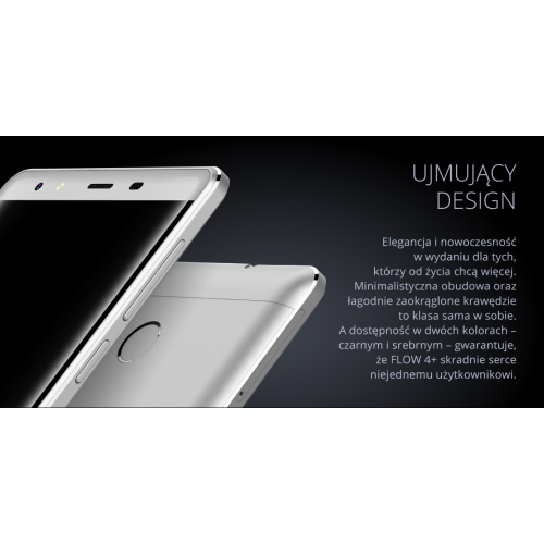 Smartfon Kruger&Matz FLOW 4+ (KM0441-B/S)