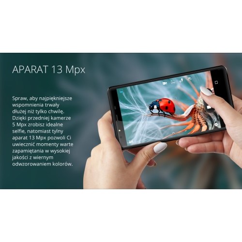 Smartfon Kruger&Matz FLOW 4+ (KM0441-B/S)