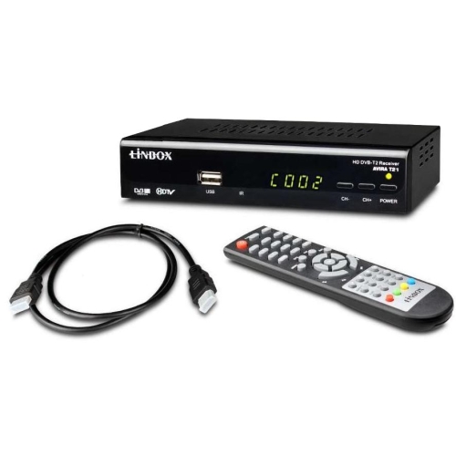 Linbox AVIRA T21 DVB-T2 + kabel HDMI 1m