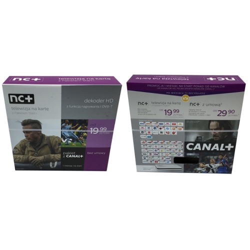 Telewizja NC+MIX 1 miesiąc + dekoder ITI2850ST PVR HD