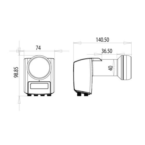 INVERTO octo BLACK Pro IDLB-OCTL40-OOOOO-OPP