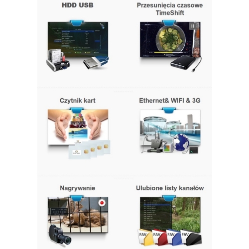 Qviart UNIC DVB-S2 IPTV & Multimedia WiFi