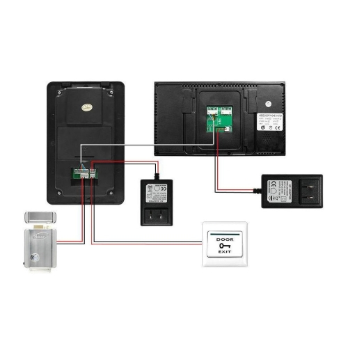 Domofon przewodowy SATLINK VS-802MEID11