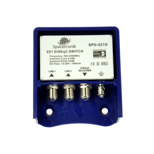 DiSEqC Switch zewnętrzny 2/1 Spacetronik SPD-021O