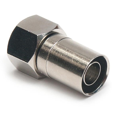 Złącze F zaciskane na RG59/RG6 typ RF-59/4,9 INT Tratec